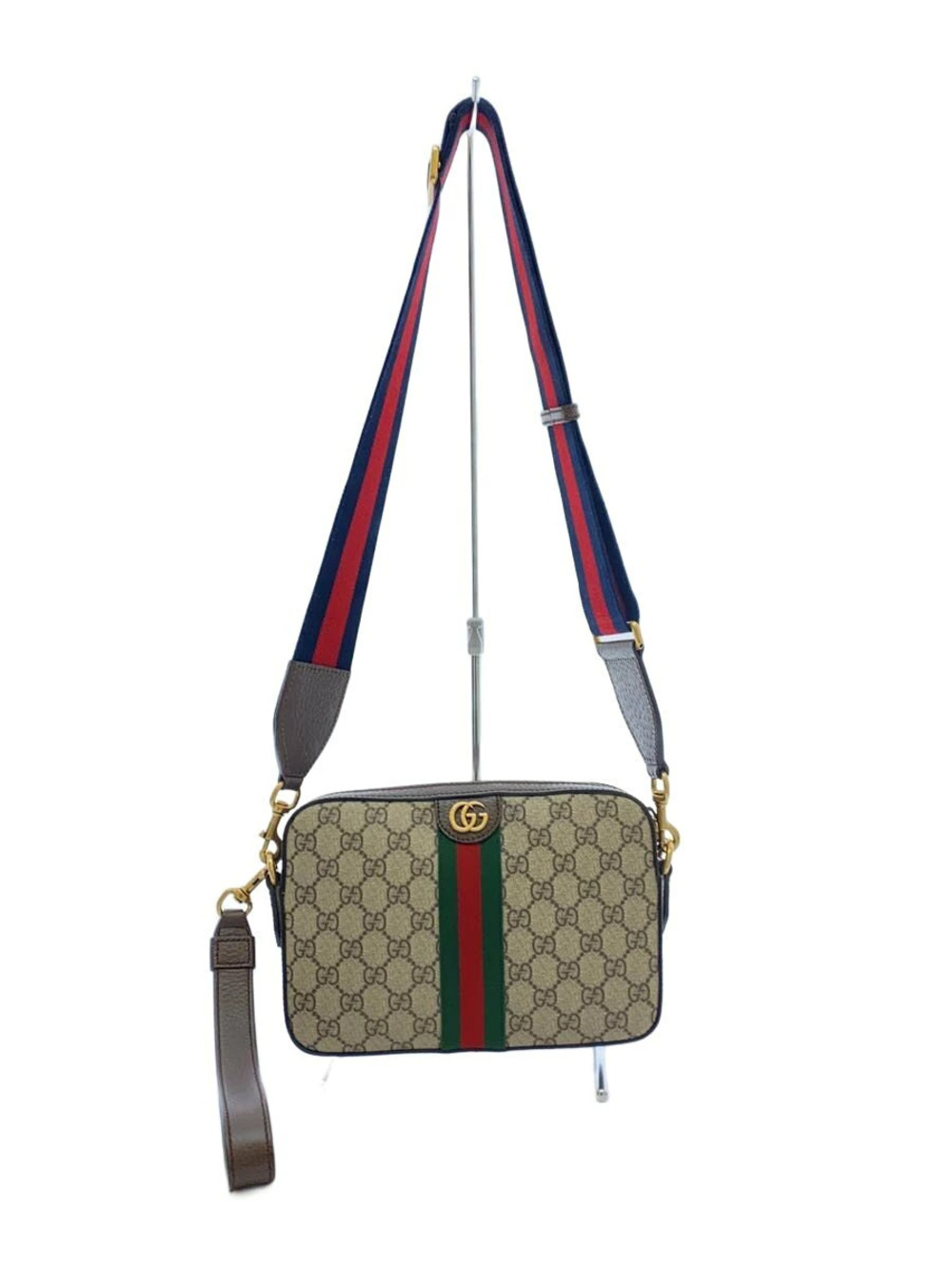 Gucci GG Crossbody Bag Ophidia GG Supreme Canvas Beige All over